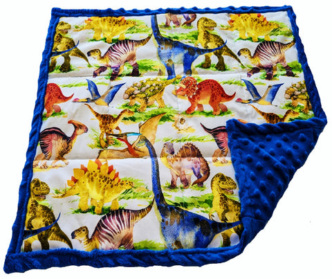 Weighted Lap Pads For Kids | Lap Sensory Blankets For Children | 3 lbs Dinosaurs