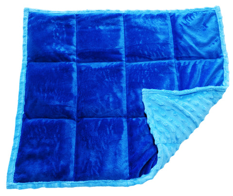 Weighted Lap Pads For Kids | Lap Sensory Blankets For Children | 3 lbs True Blue