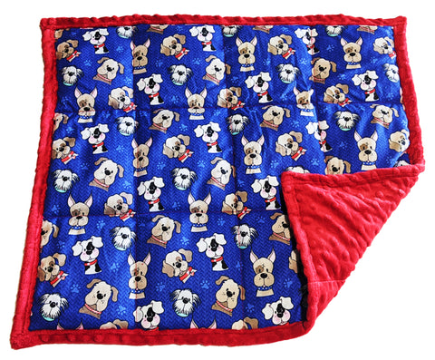 Weighted Lap Pad For Kids | Weighted Sensory Lap Blanket | 5 lbs - Lap Dogs