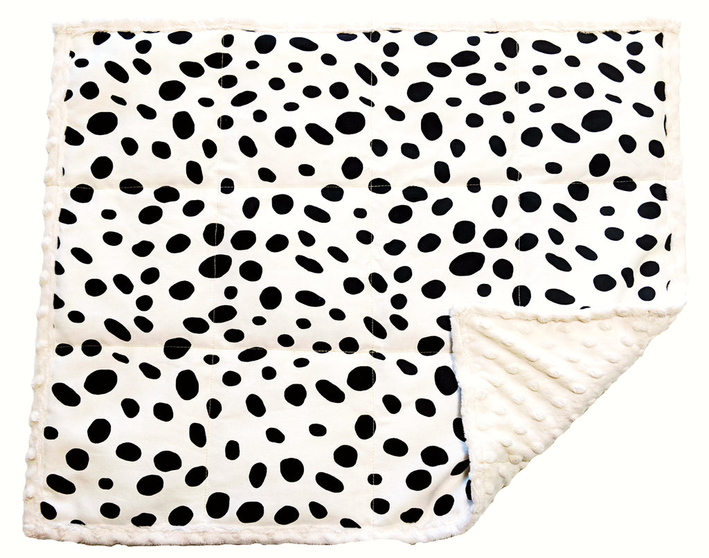 Weighted Lap Pad For Adults & Kids | 7 lbs Lap Blanket | Snow Leopard