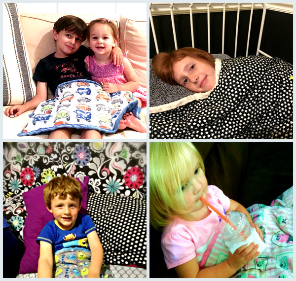 Weighted Blankets For Kids by Reach Therapy Solutions double stitched, safe to machine wash, money back guaranteed